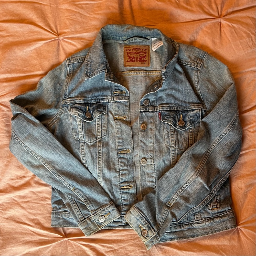 Girl’s Levi’s Faded Denim Jacket
